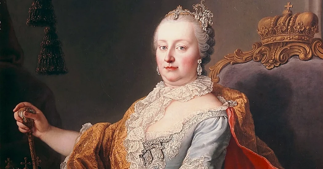Portrait of Empress Maria Theresa, former Habsburg ruler associated with Schönbrunn Palace
